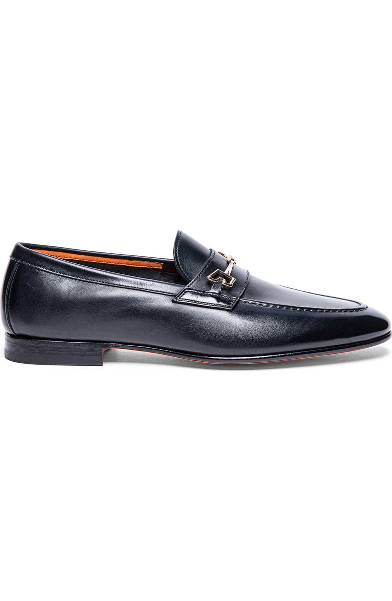 Santoni Saddle Bit Loafer, Alternate, color,