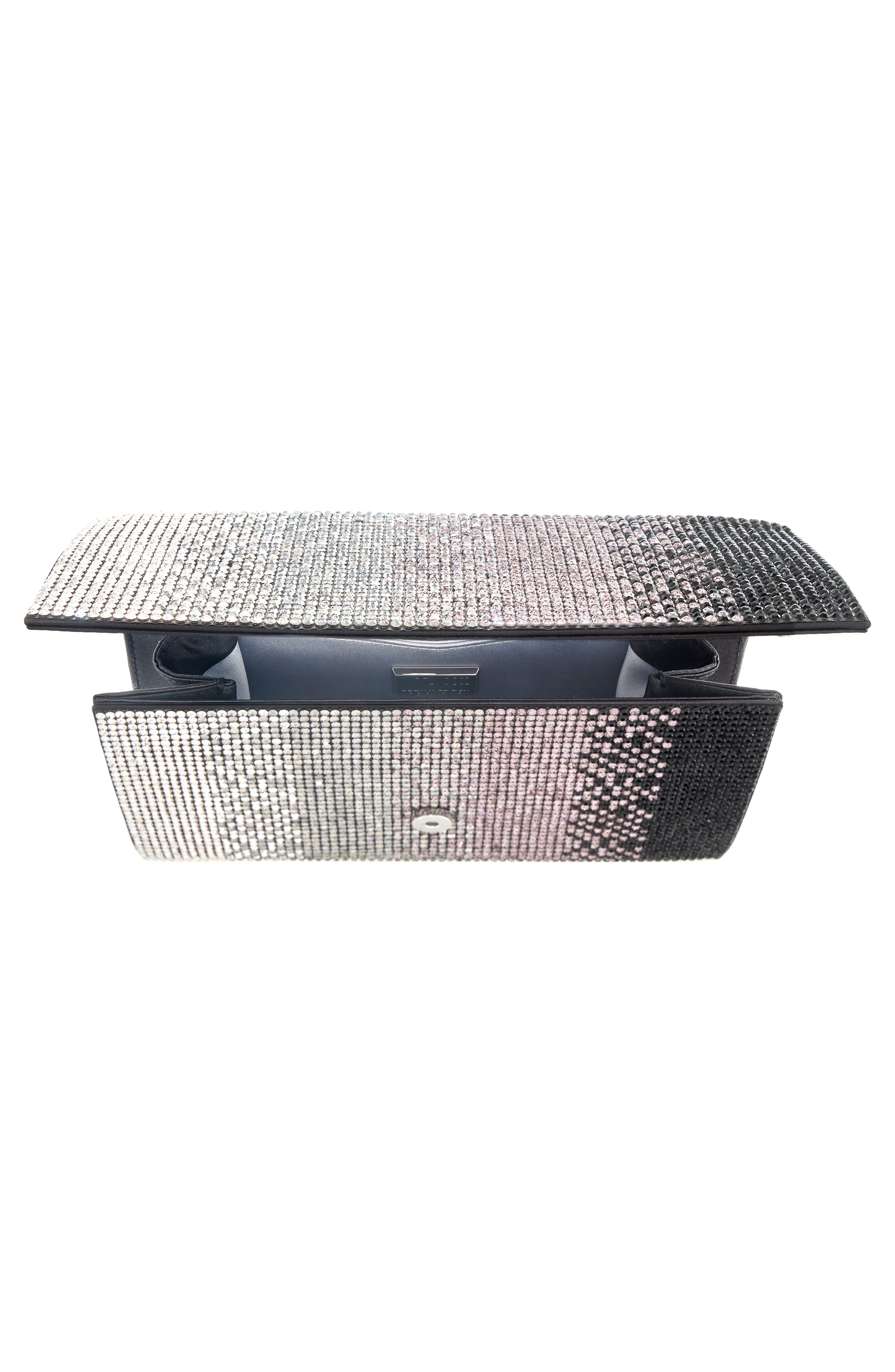 JUDITH LEIBER COUTURE Fizzoni Ombré Crystal Clutch, Alternate, color, 