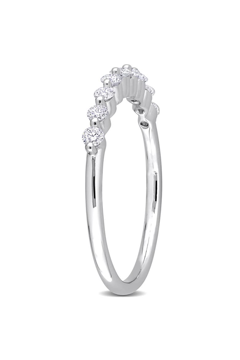 Lab Grown Diamond Eternity Ring Platinum Silver, Alternate, color, Platinum Silver