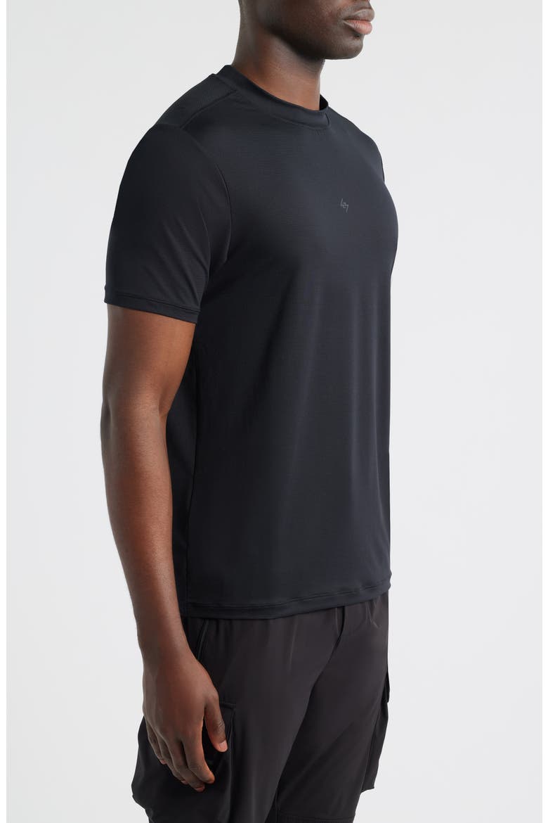 DNA Performance Mesh T-Shirt, Alternate, color, JET BLACK