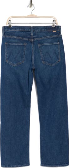 デニム・ジーパン Mother The Ditcher Hover Straight Jeans In Blue Denim MOTHER The Ditcher Hover Jeans | Shopbop
