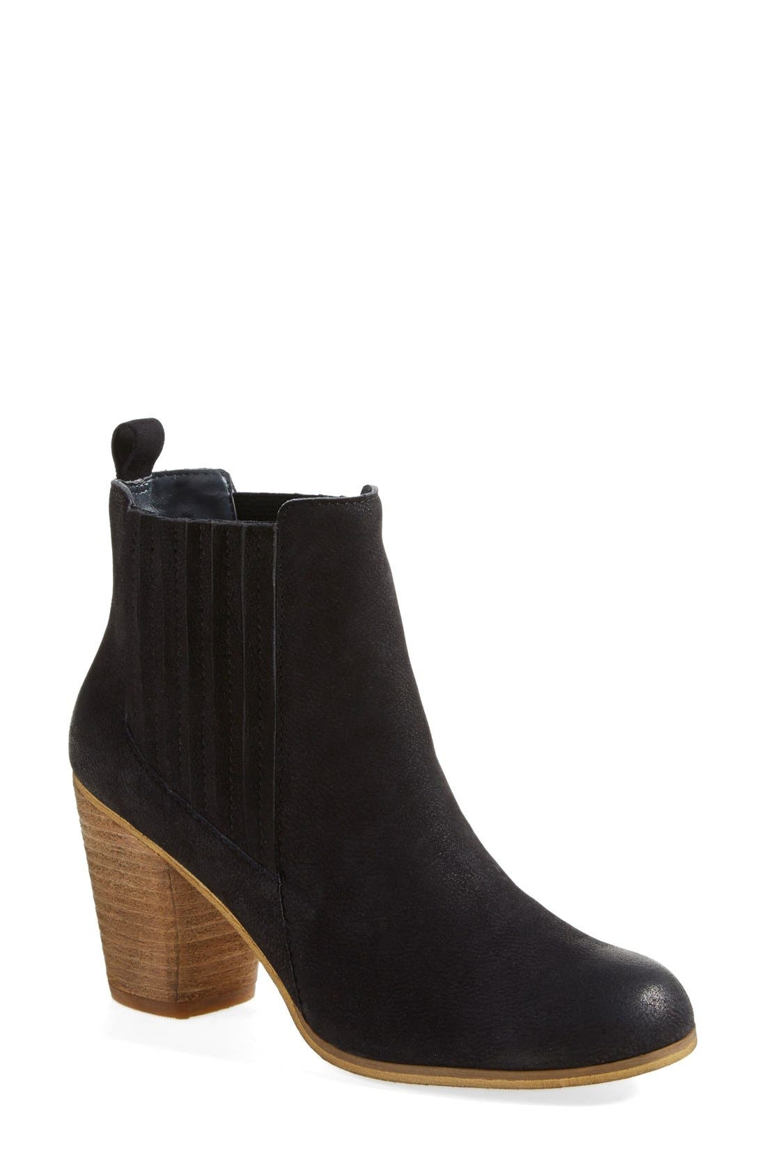 'Andover' Bootie, Main, color, BLACK