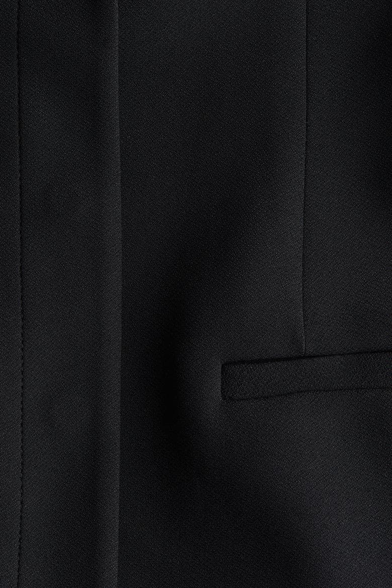 Scoop-neck Jersey Jacket, Alternate, color, Black