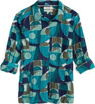 Seasalt Cornwall Larissa Floral Organic Cotton Button-Up Shirt