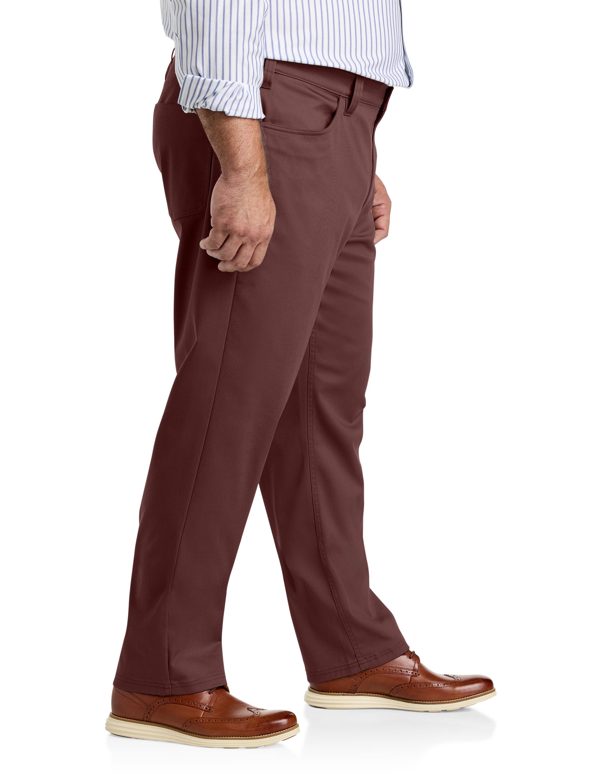 Oak Hill Premium by DXL Straight-Fit Tech Pants (Men) | Nordstrom