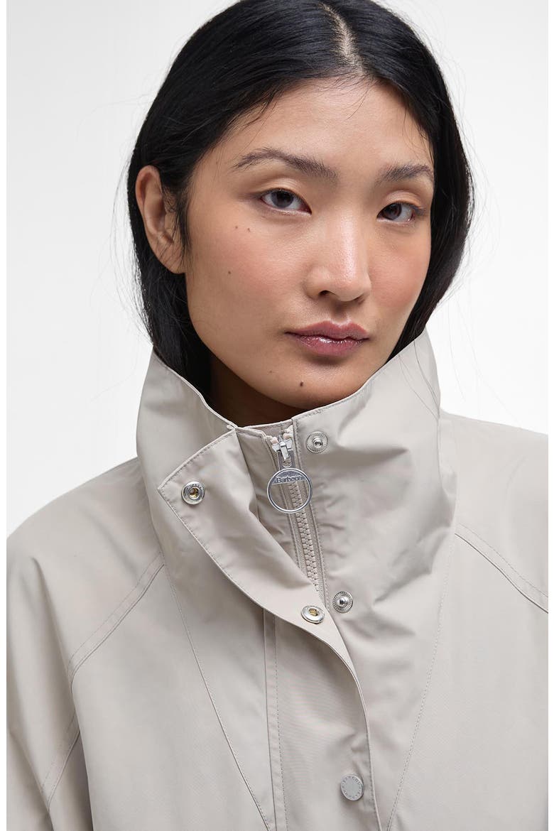 Suri Showerproof Jacket, Alternate, color, LIGHT SAND/SAFARI DRESS TARTAN