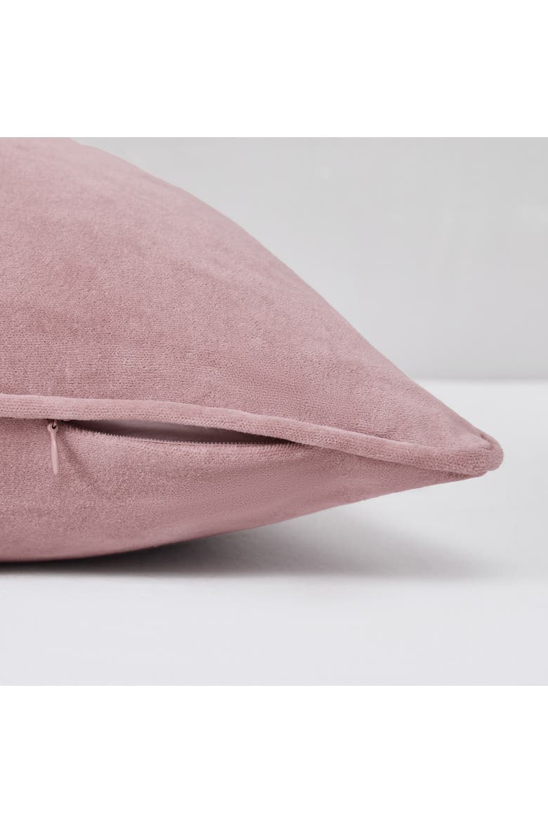 Terran Velvet Pillow Cover, Alternate, color, Dusty Pink