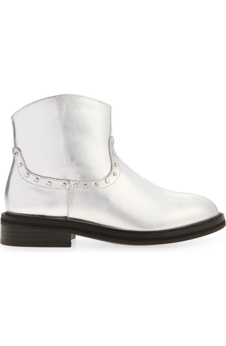 Nordstrom Florence Studded Bootie, Alternate, color, Silver Metallic