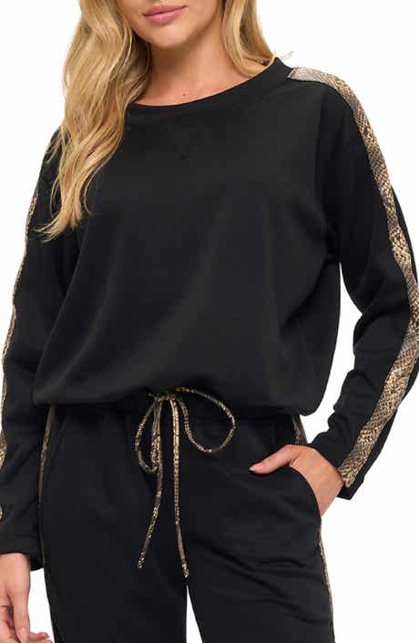 O.L. Stripe Scuba Knit Sweater