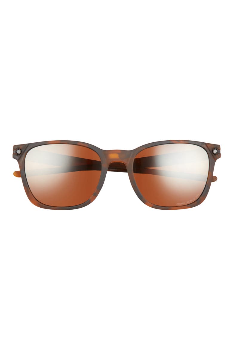 Oakely Prizm™ 55mm Polarized Sunglasses, Main, color, BROWN TORT/ PRIZM TUNGSTEN