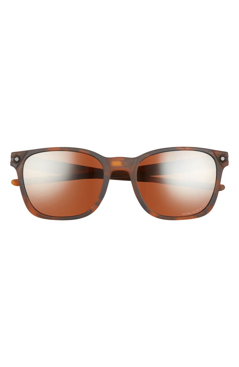 Oakley Oakely Prizm<sup>™</sup> 55mm Polarized Sunglasses, Main, color, Brown Tort/ Prizm Tungsten