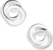 ARGENTO VIVO Interlocking Circles Stud Earrings