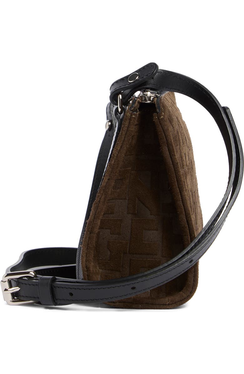 Longchamp La Voyageuse Leather Crossbody Bag, Alternate, color, Khaki
