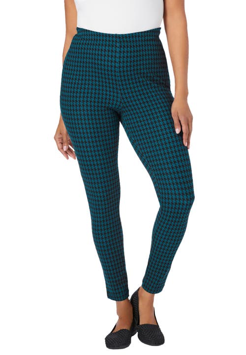 Jessica London Everyday Stretch Cotton Legging In Blue