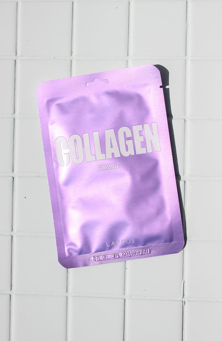 LAPCOS Collagen Firming Sheet Mask, Alternate, color, Purple