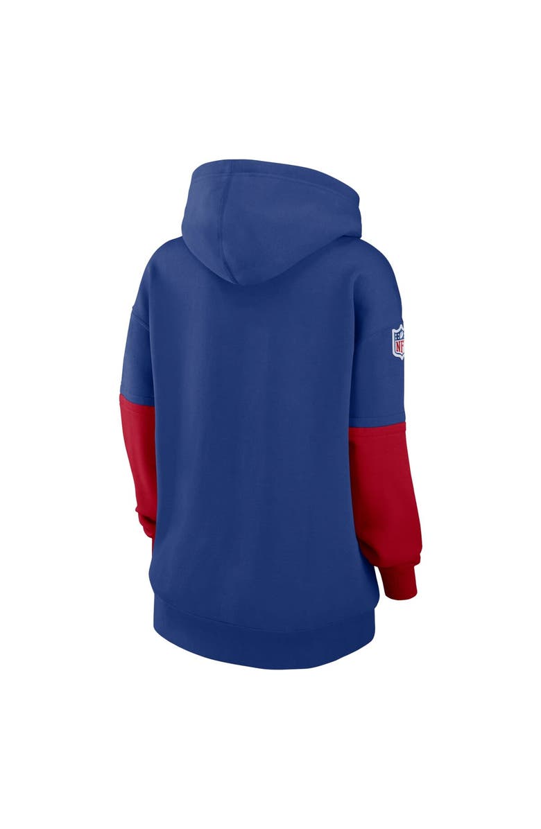 Nike Women's Nike Royal New York Giants 2024 Sideline Essential Fleece Pullover Hoodie, Alternate, color, Royal