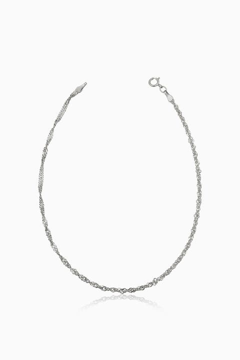 14K Gold Spirah Anklet