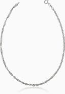 Oradina 14K Gold Spirah Anklet