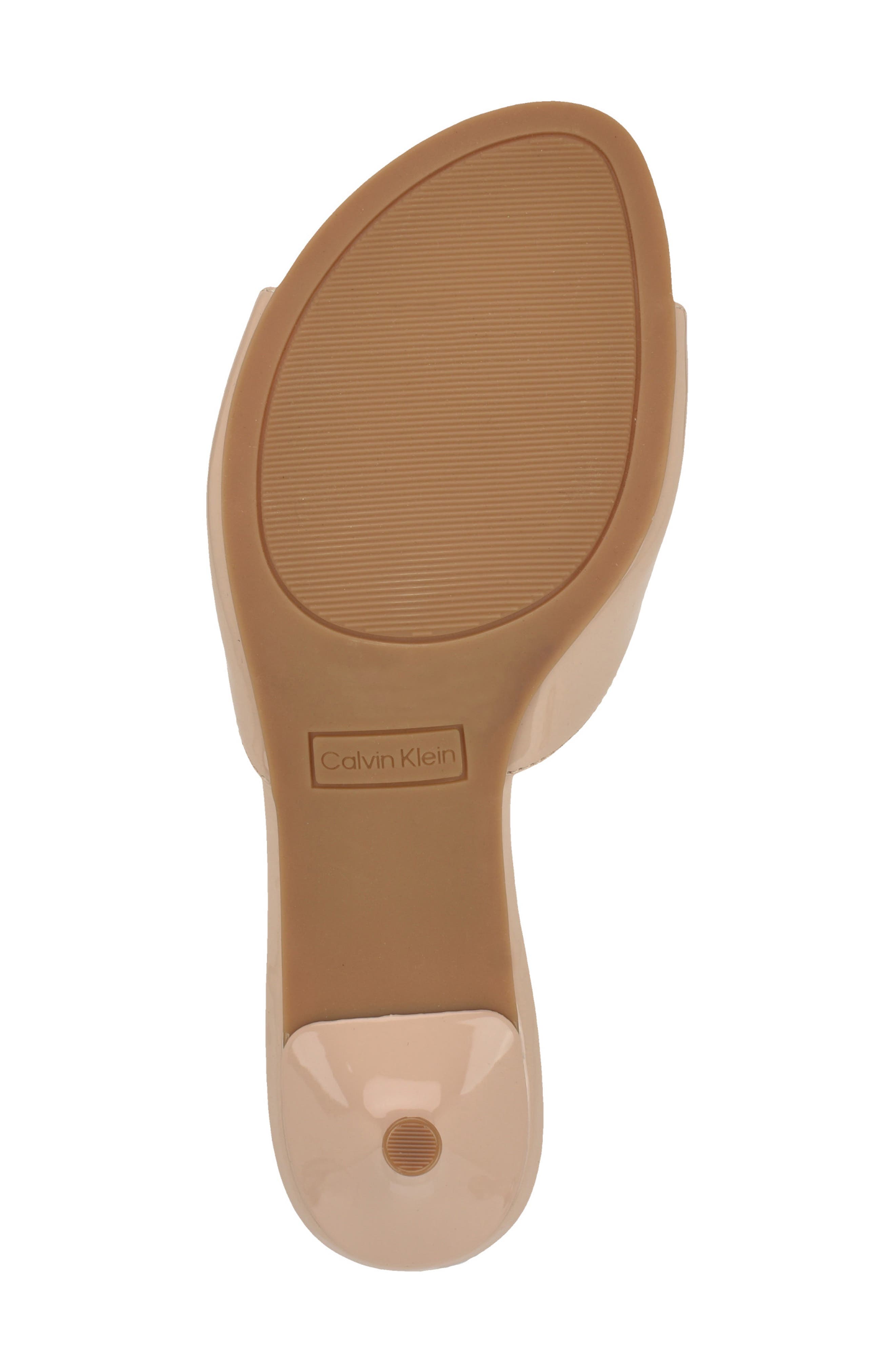Vixie Slide Sandal, Alternate, color, LIGHT NATURAL PATENT