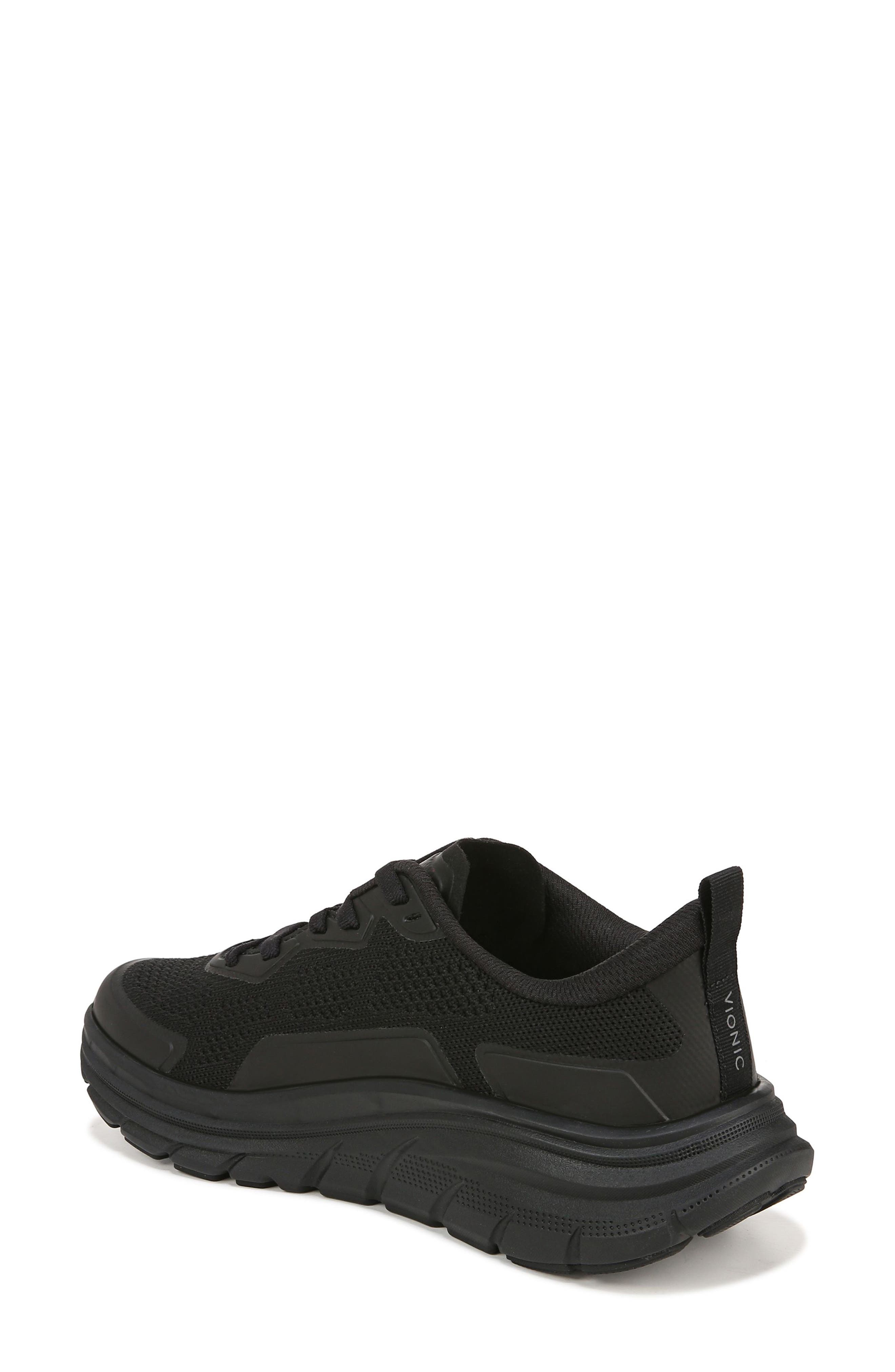 Vionic Walk Max Water Repellent Sneaker, Alternate, color, Black