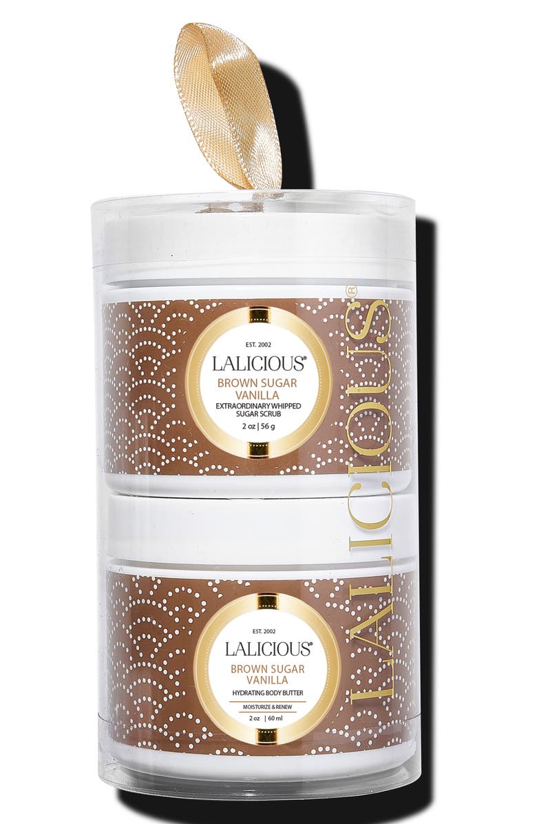 LALICIOUS Brown Sugar Vanilla Mini Sparkle & Shine Set, Main, color,