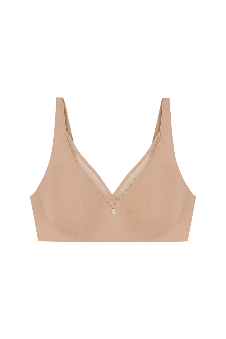 True Shape Sensation Wireless Minimizer Bra, Alternate, color, Black