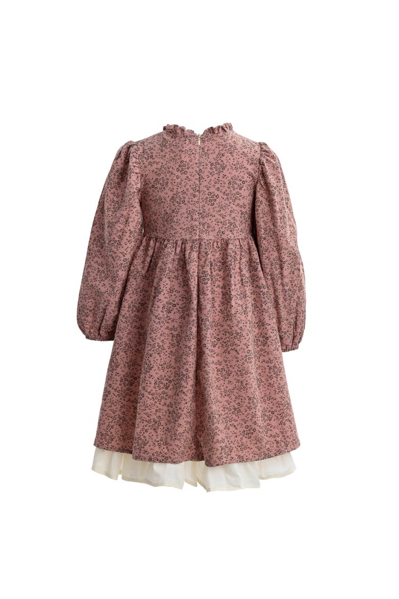 Floral Layered Dress, Alternate, color, Pink