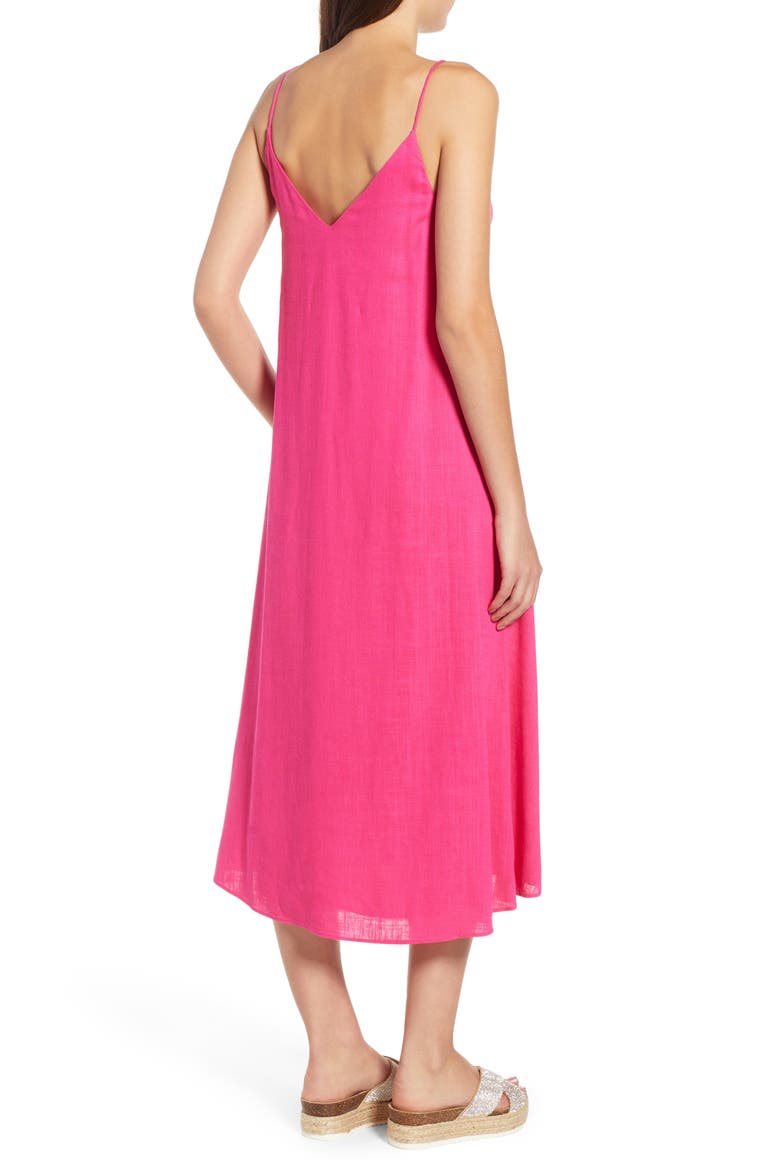Trapeze Dress, Alternate, color, FUCHSIA