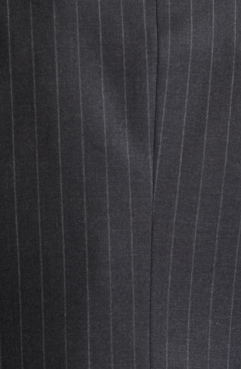 Thom Browne Pinstripe Wool Sport Coat, Alternate, color, Dark Grey