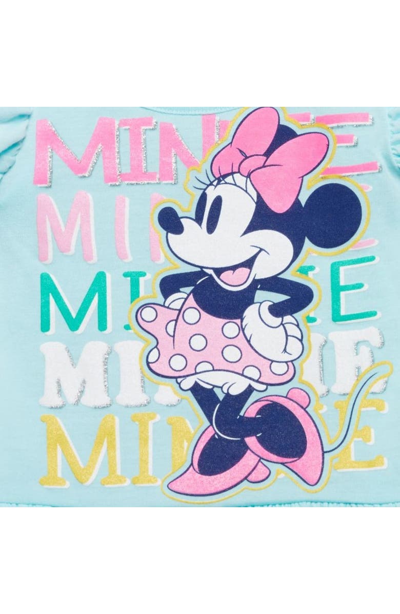 Disney Minnie Mouse Tank Top & French Terry Shorts Set, Alternate, color, Blue
