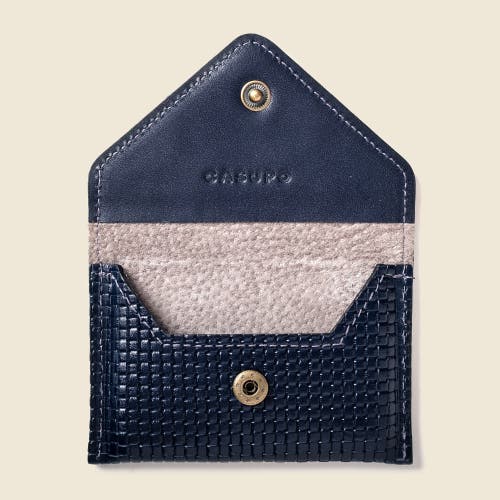 Casupo Mini Envelope Wallet With Rfid Protection In Blue