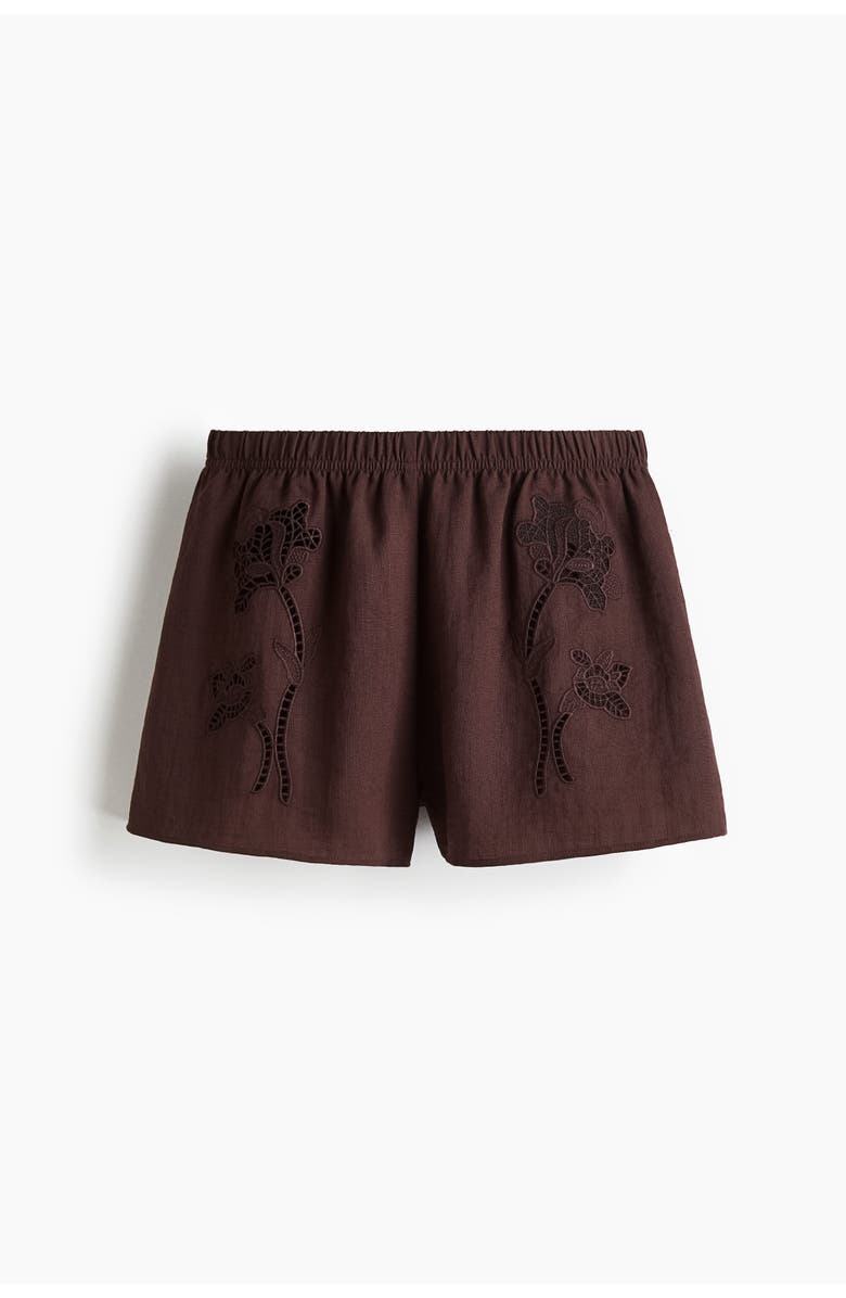 H&M Broderie Anglaise Shorts, Main, color, 