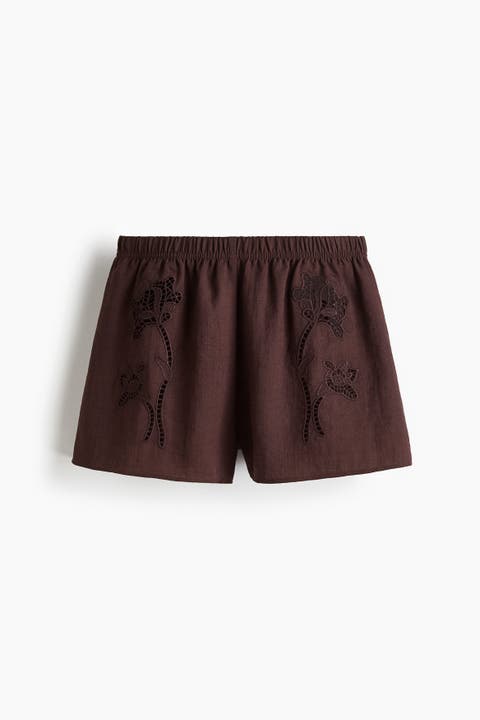 Broderie Anglaise Shorts