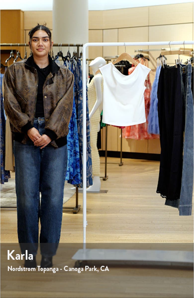 Darra Scoop Back Cap Sleeve Knit Top, sales video thumbnail