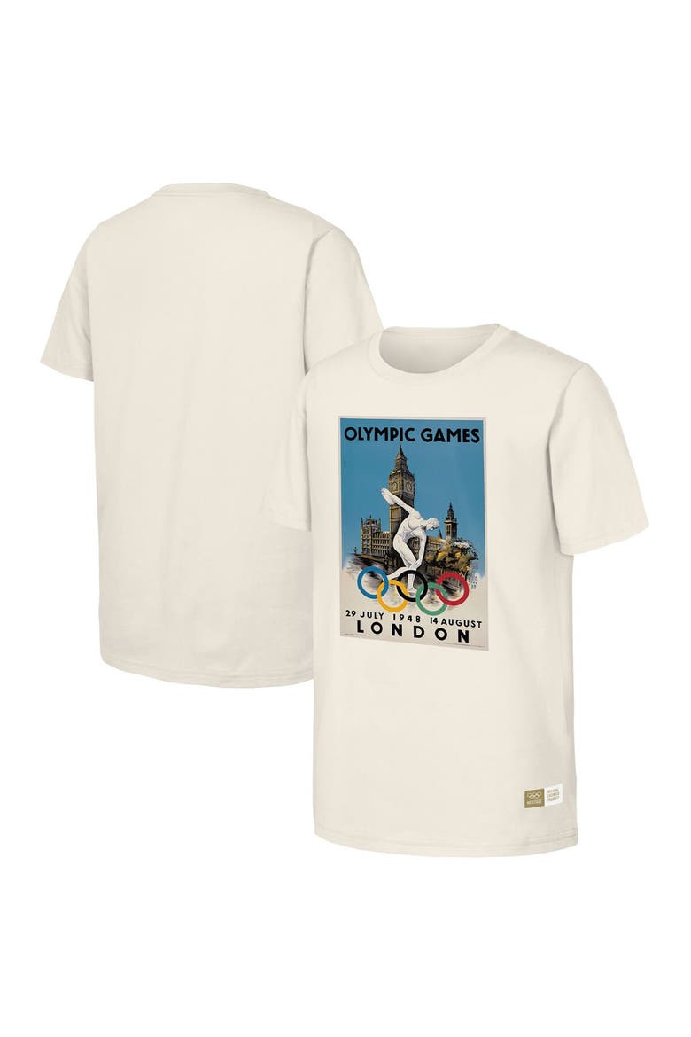 Men's  Natural 1948 London Games Olympic Heritage T-Shirt, Main, color, Natural