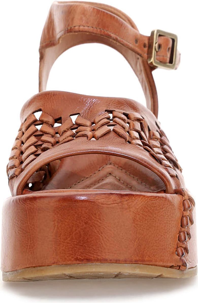 A.S.98 Maddox Ankle Strap Platform Sandal, Alternate, color, Whiskey