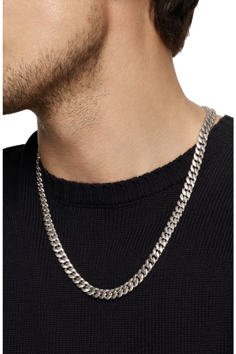8mm Curb Chain Necklace, Alternate, color, NA