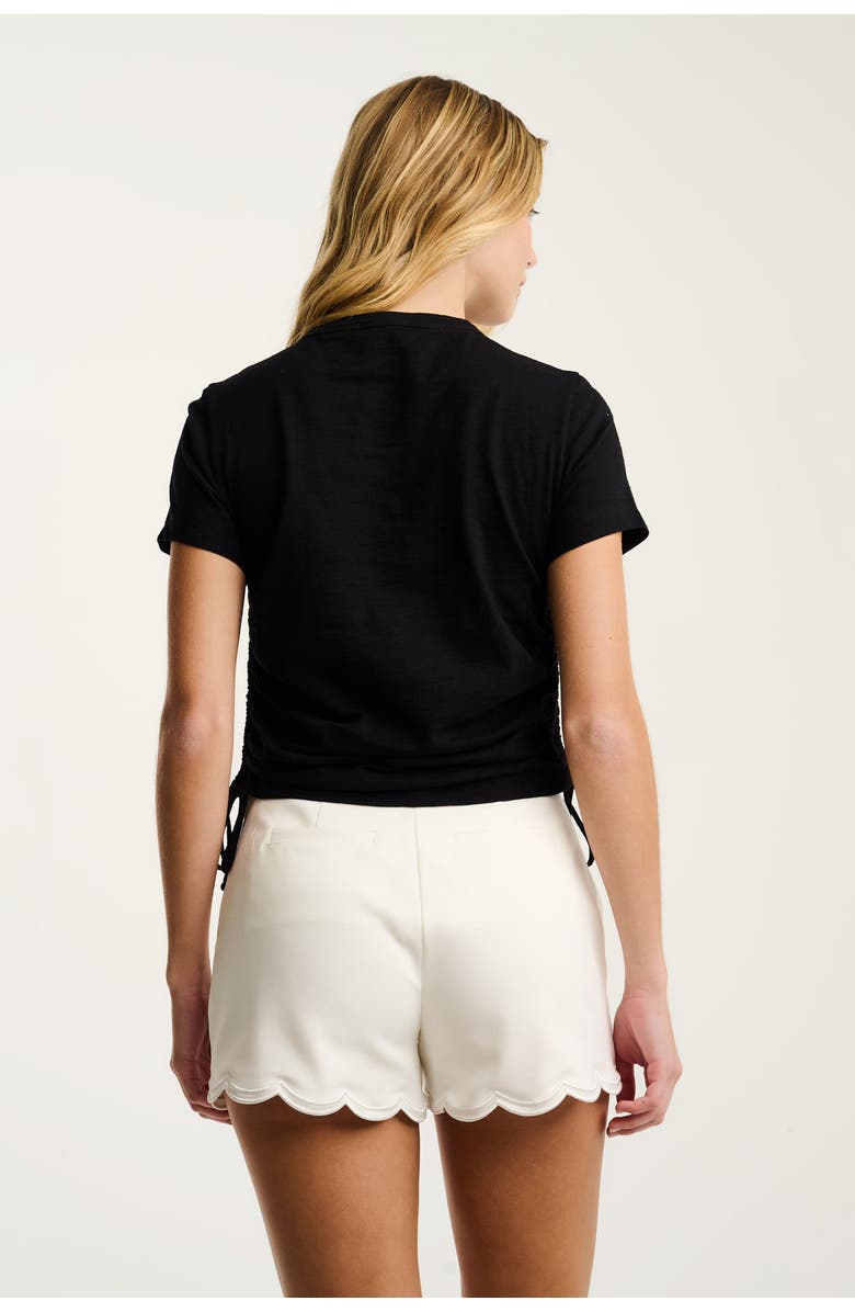 Lisa Todd Tie One On Tee, Alternate, color, Black