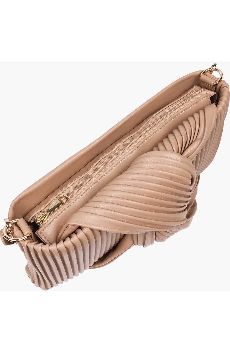 JASON WU Pleated Knot Clutch, Alternate, color,