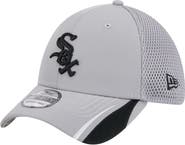 New Era Men's New Era  Gray Chicago White Sox Linear 39THIRTY Flex-Fit Hat