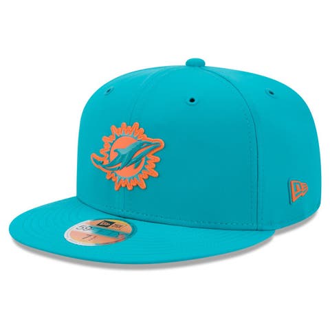 Men's New Era Aqua Miami Dolphins 2026 Sideline 59FIFTY Fitted Hat