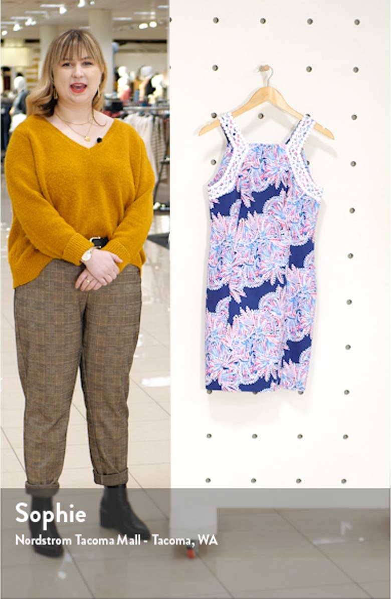 Makayla Sleeveless Sheath Dress, sales video thumbnail