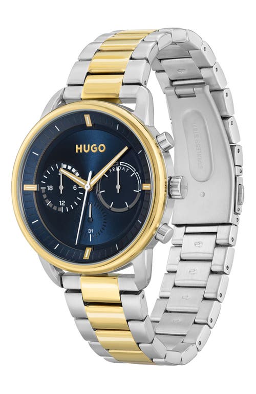 Hugo Boss Hugo Advise Chronograph Bracelet Watch, 44mm In Blue