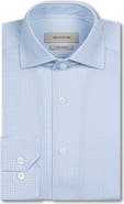 Bugatchi Devon OoohCotton® Optical Grid Print Button-Up Shirt