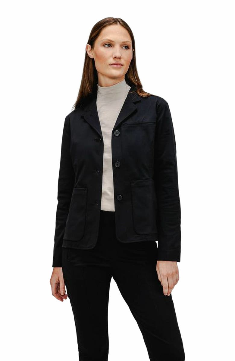 Ministry of Supply Women's Composite Merino Long Sleeve Mock Neck, Alternate, color, 