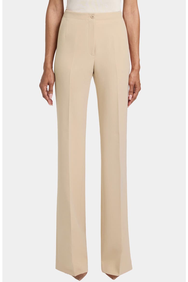 Beth Mid-Rise Flared Pant, Main, color, Sand