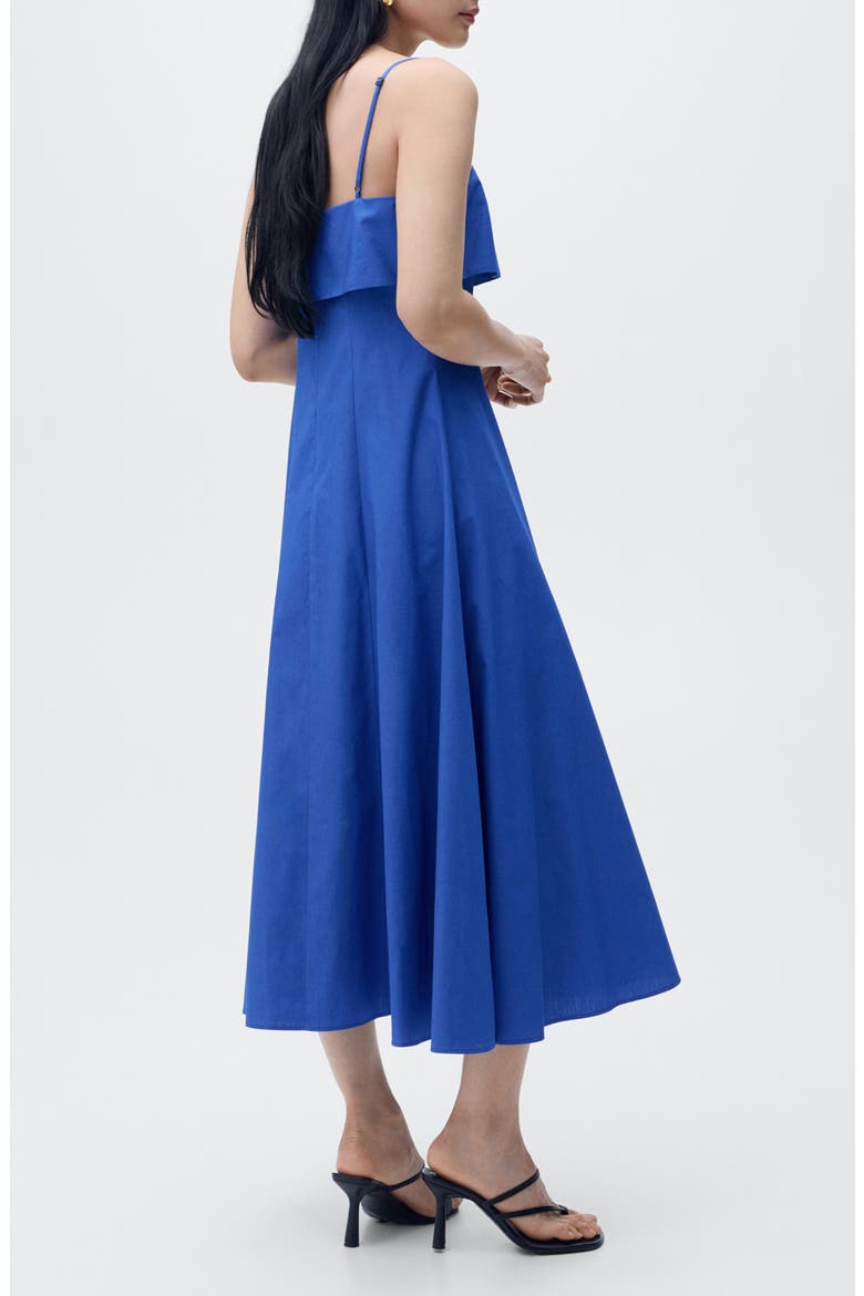 Strappy A-Line Dress, Alternate, color, BLUE