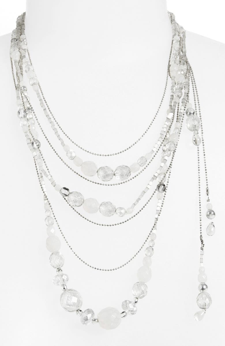 Fabiana Filippi Glass Bead Multistrand Necklace, Alternate, color, 