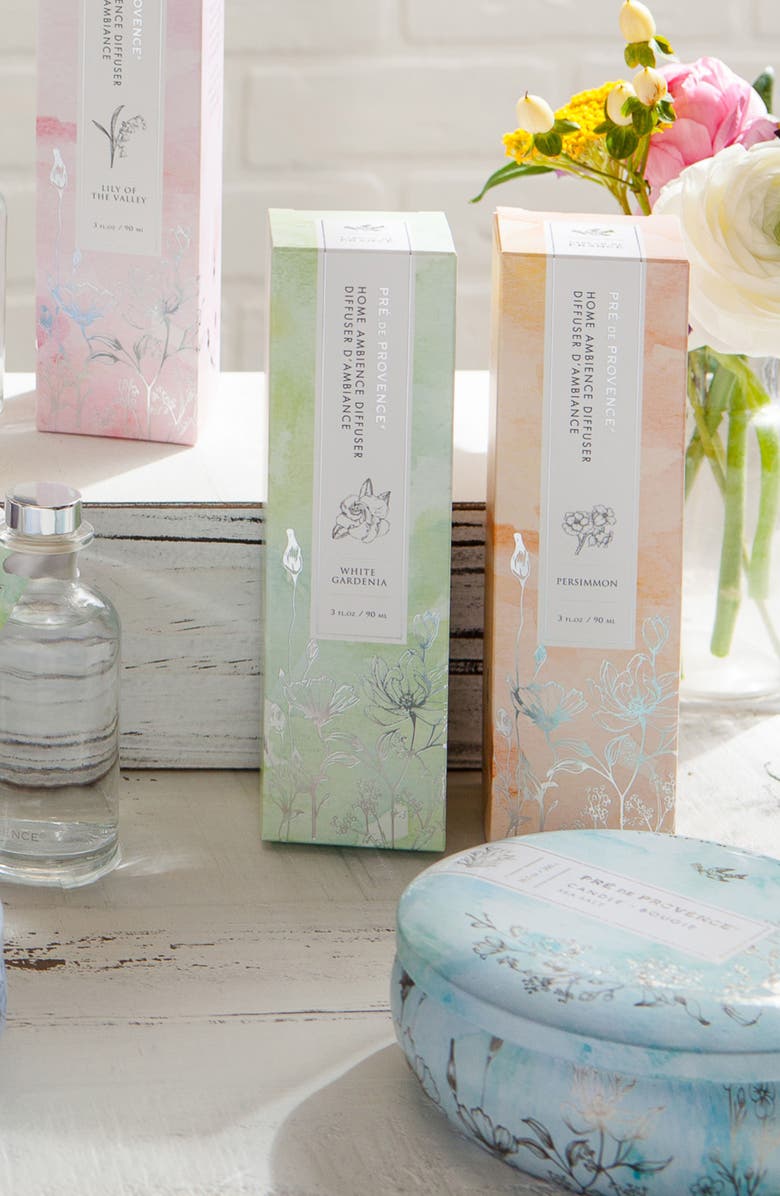 EUROPEAN SOAPS Pre de Provence Heritage 3-Wick Tin Candle, Alternate, color,