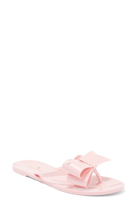 jayla bow flip flop sandal (Women)